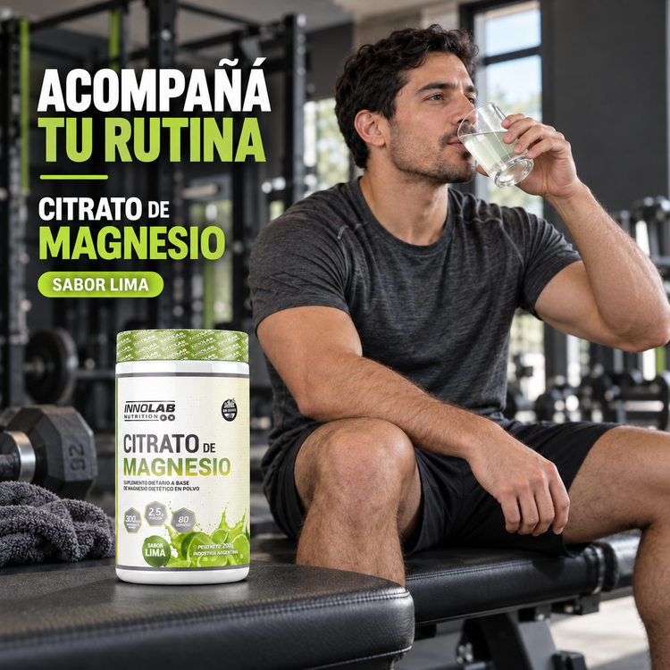Citrato de Magnesio Sabor lima 200g