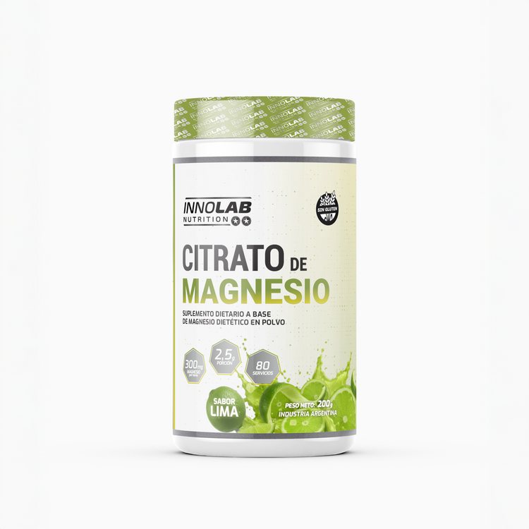 Citrato de Magnesio Sabor lima 200g
