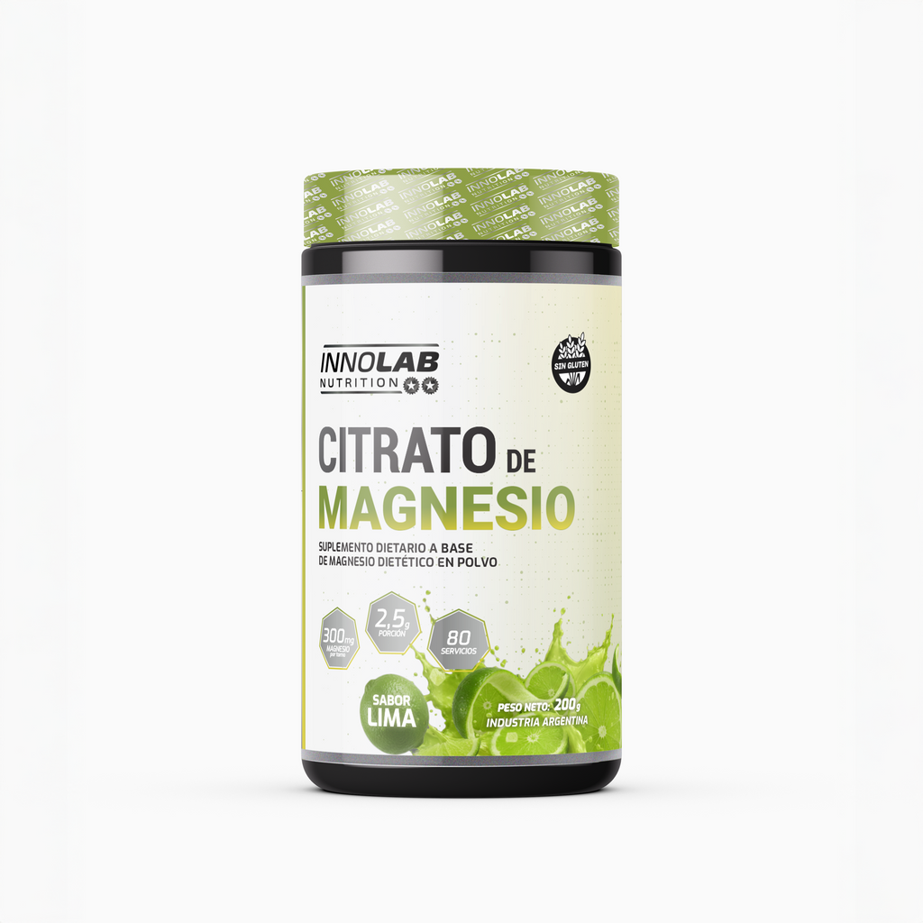 Citrato de Magnesio Sabor lima 200g