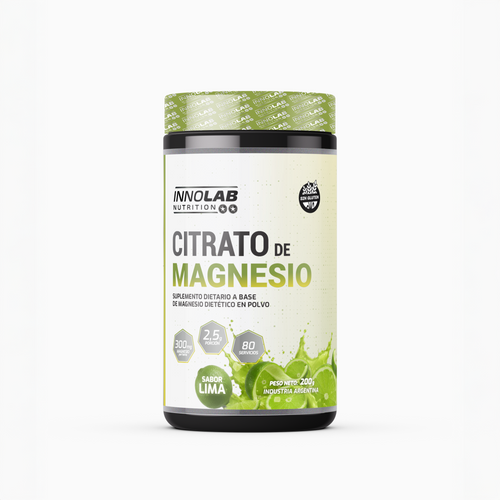 Citrato de Magnesio Sabor lima 200g