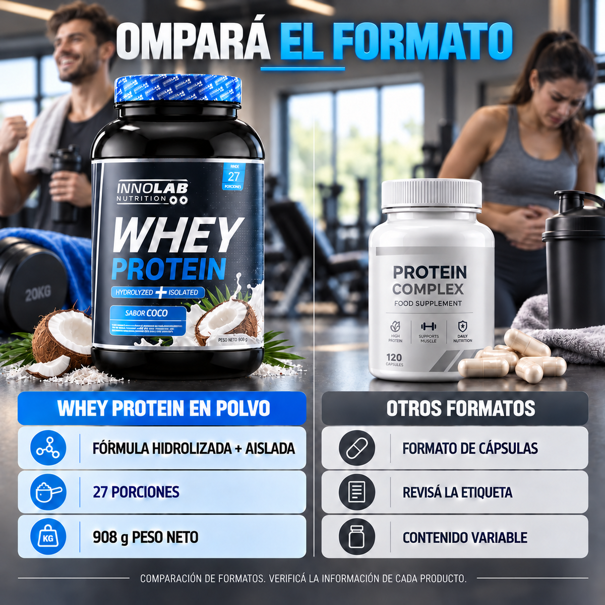 Whey Protein Coco (Hydrolyzed + Isolated) 908g (27 Servings)
