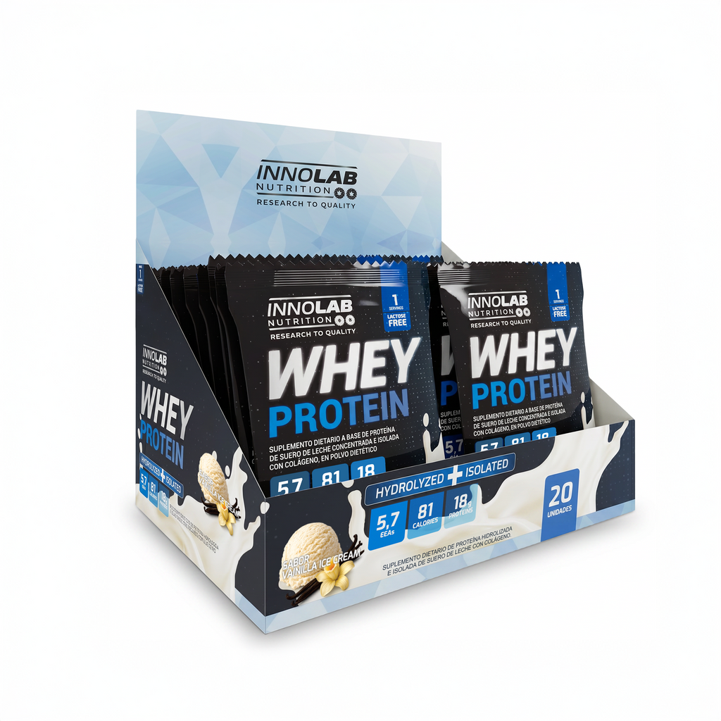 Whey Protein (Hydrolyzed + Isolated) Display x 20 Sobres - Vainilla Ice Cream