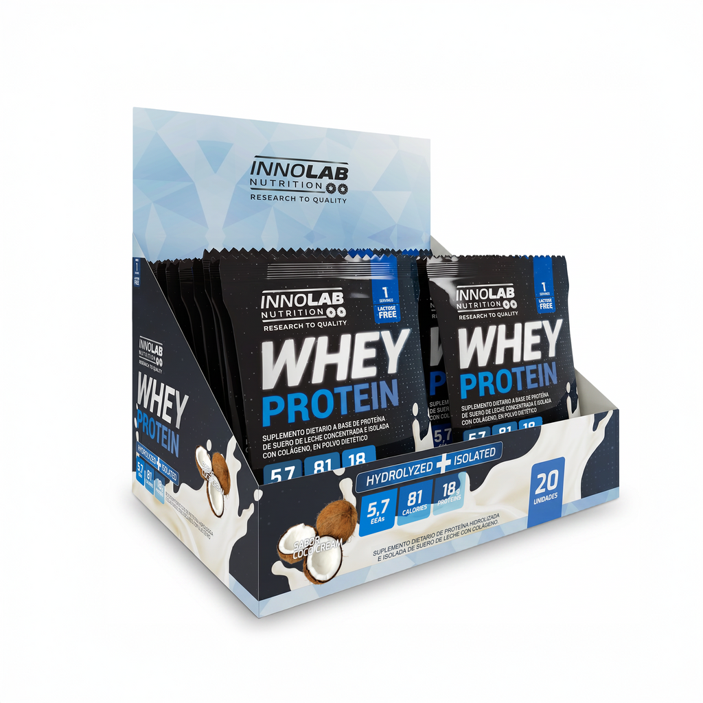 Whey Protein (Hydrolyzed + Isolated) Display x 20 Sobres - Coco Cream