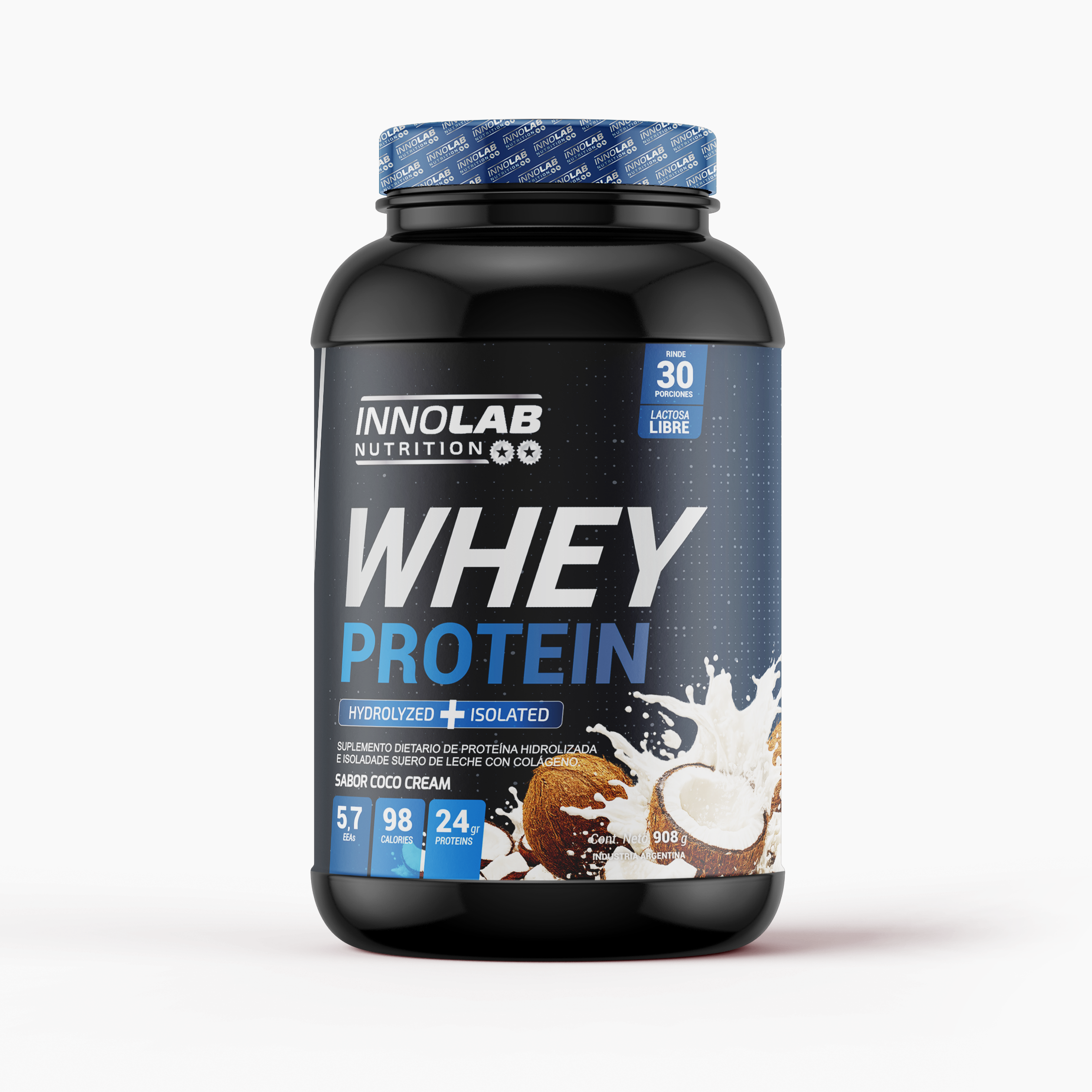Whey Protein Coco Cream (Hydrolyzed + Isolated) 908g (30 Servings)