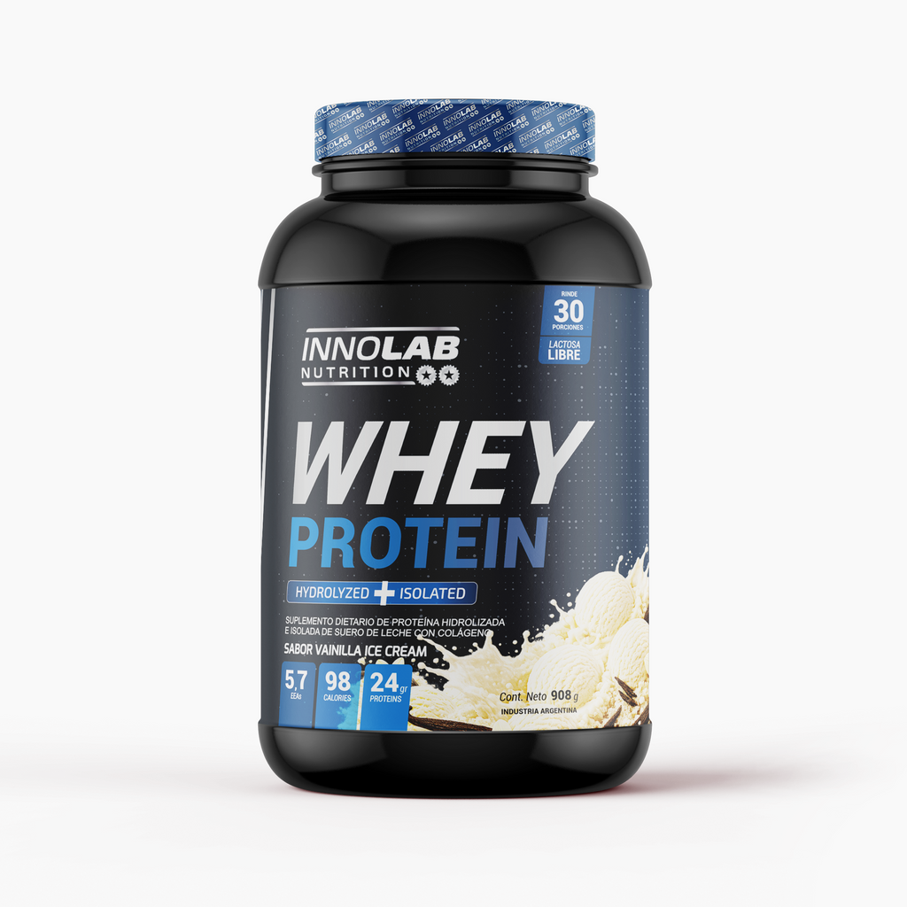 Whey Protein Vainilla Ice Cream (Hydrolyzed + Isolated) 908g (30 Servings)
